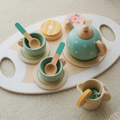 Wooden Tea Set