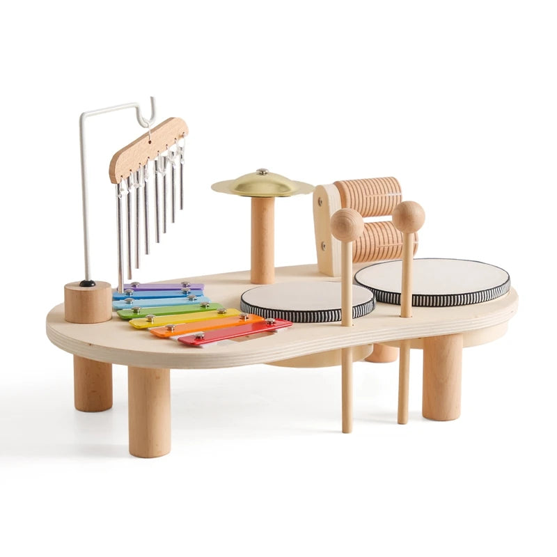 Montessori Wooden Music Table