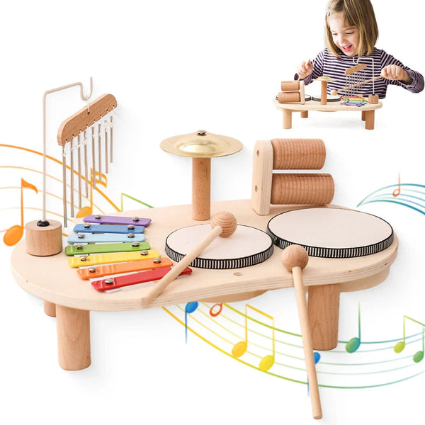 Montessori Wooden Music Table